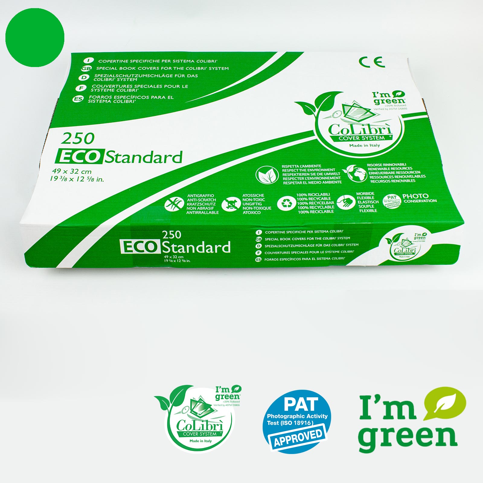 ECO Cover Standard, grün (250 Stk.)
